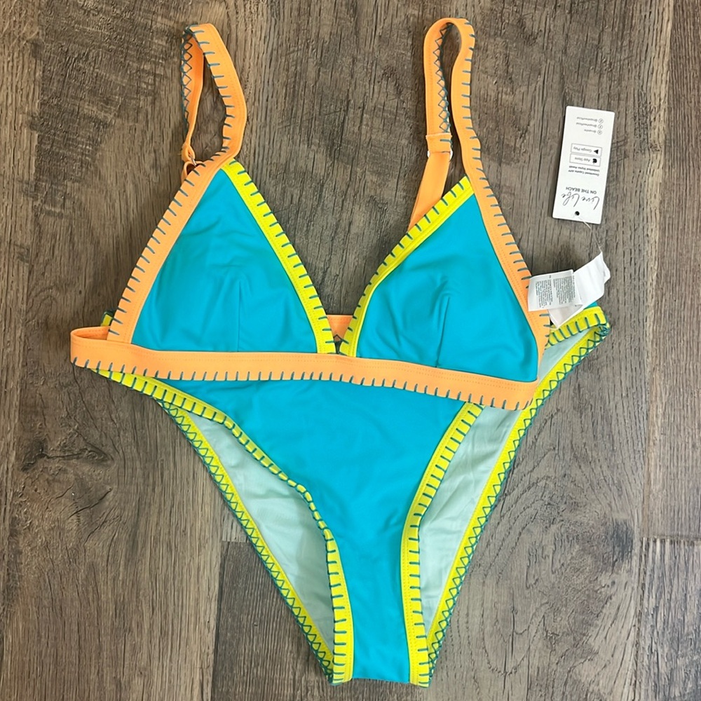 Neon bathing suit
